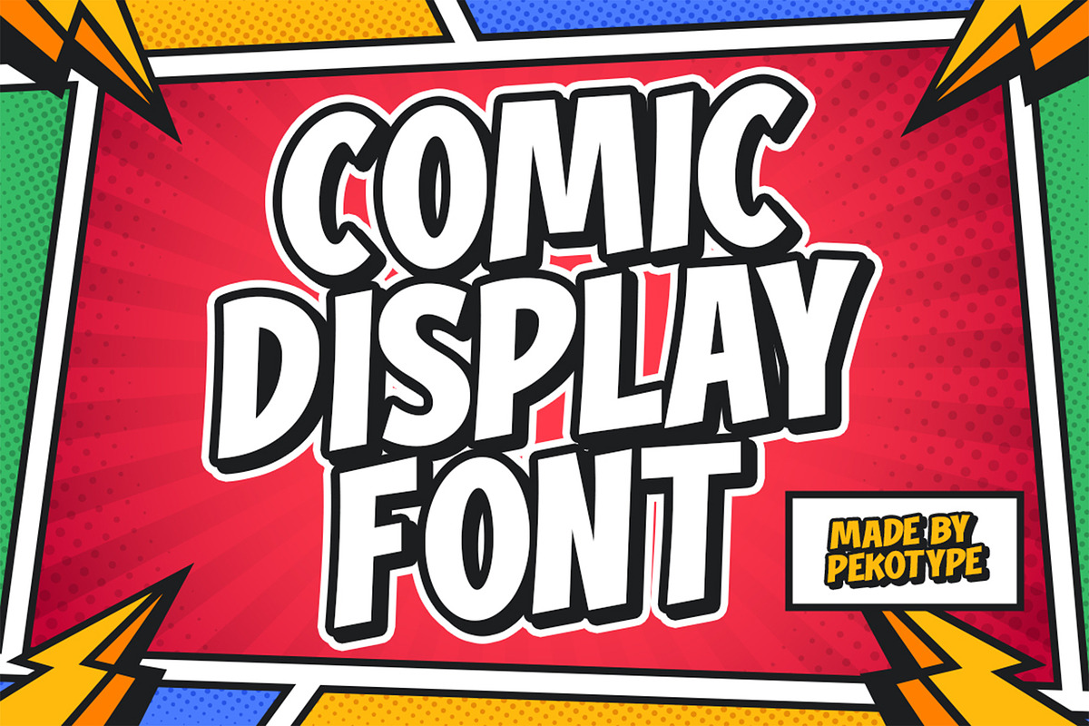 Comic Beacon - Comic Cartoon Font, a Sans Serif Font by Pekotype (Photo 2 of 13)