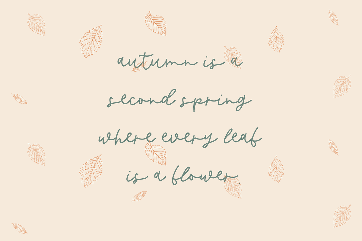 Butternut Script, a Script Font by Beck McCormick (Photo 8 of 11)