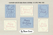 Baby Bows Shower, a Decorative Illustration by Decor Lines (Thumbnail 9 of 16)