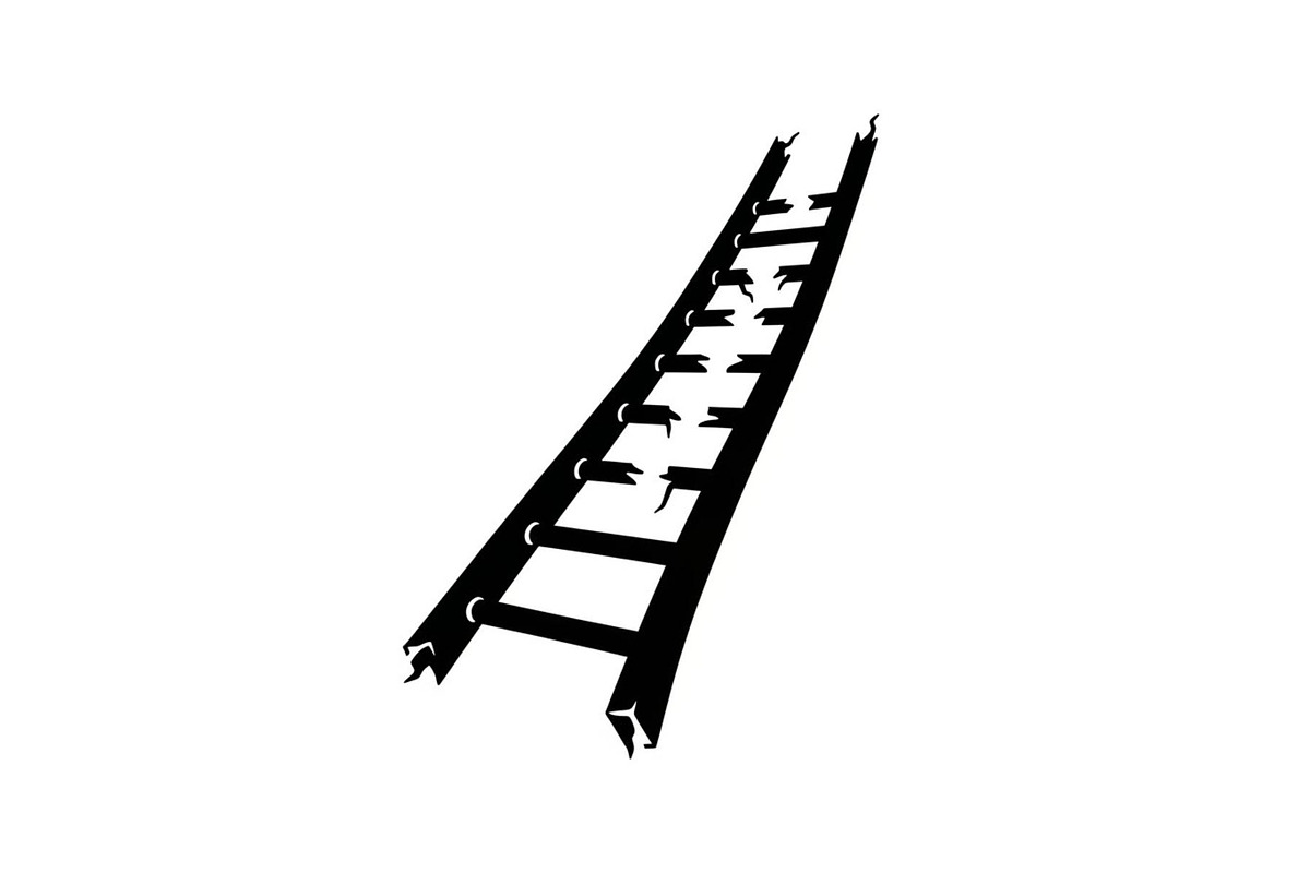 50 Broken Ladder Silhouette Bundle, an Illustration by Designs_River (Photo 7 of 51)