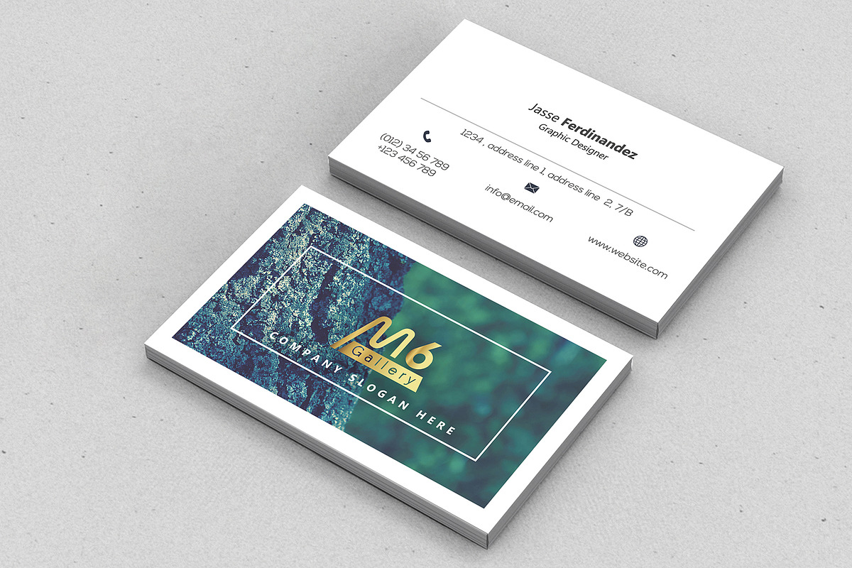 Unique 50 Business Card Bundle, a Business Card Template by M6 Gallery (Photo 30 of 151)