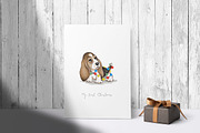 Woof Christmas Watercolors, an Animal Illustration by Eva Katerina (Thumbnail 18 of 18)