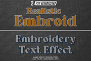 Embroidery Patch Effect, a Layer Style Add-On by Pixie Creative (Thumbnail 1 of 6)
