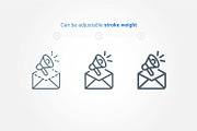 Web SEO icon collection, an Outline Icon by BomSymbols (Thumbnail 2 of 5)