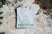 Cute Meditating Cat T-shirt Design, a Graphic by shaondesigns (Thumbnail 6 of 6)