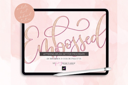 Embossed Texture Procreate Brushes