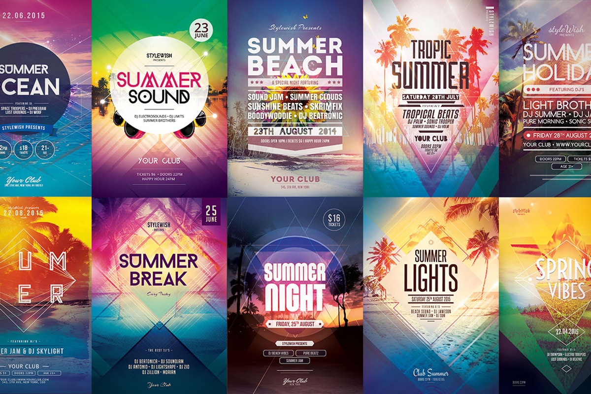 100+ Flyer Templates - Mega Bundle, a Flyer Template by styleWish (Photo 3 of 11)