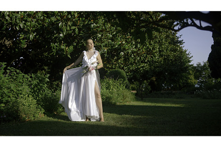 Beautiful young bride in a sunny, a Person Photo by Media Whale Stock