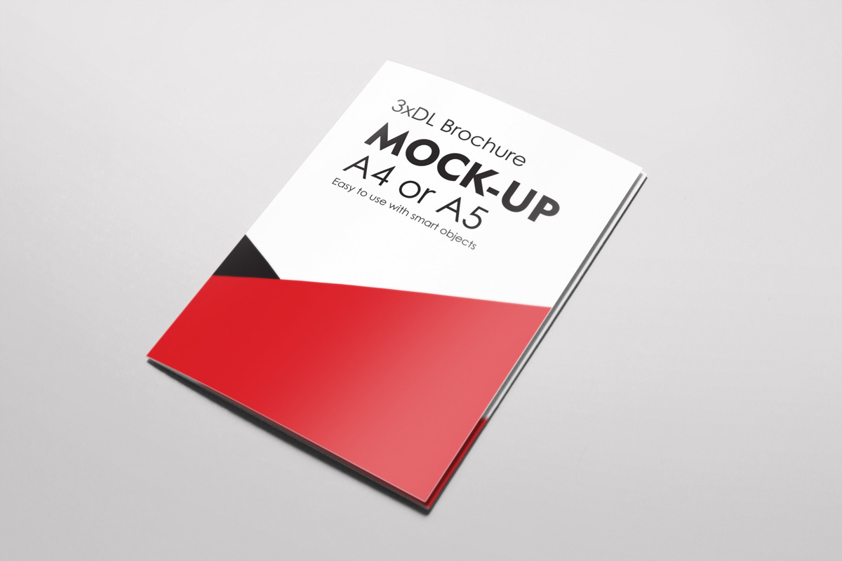 A4 or A5 Trifold Mockups, a Print Template by resumetemplathttps://d3es (Photo 2 of 11)