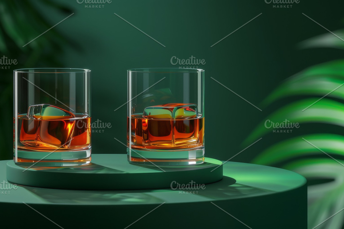 87 whiskey glasses, a Food & Drink Photo by Handmadefont (Photo 77 of 87)
