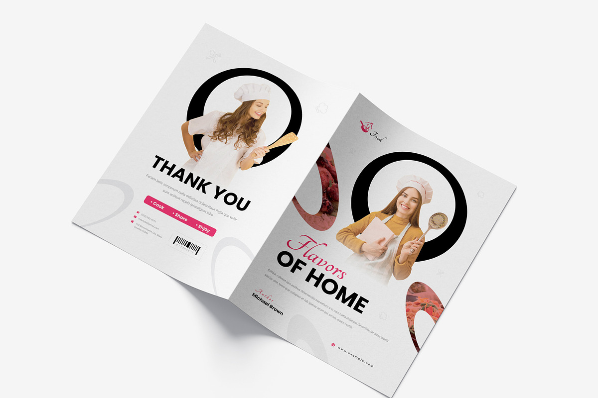 Cookbook Template, a Brochure Template by White Graphic (Photo 11 of 11)