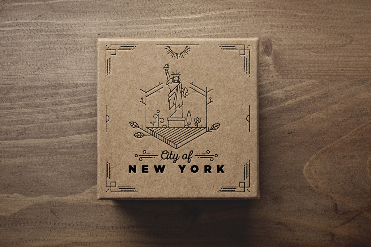 Famous City Monograms, a Branding & Logo Template by Kursat Unsal (Photo 5 of 6)