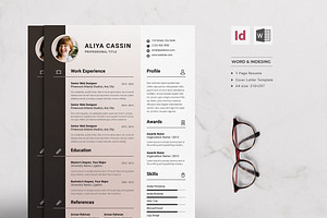 Clean Resume | InDesign & Word, a Resume Template by Creativity-Design