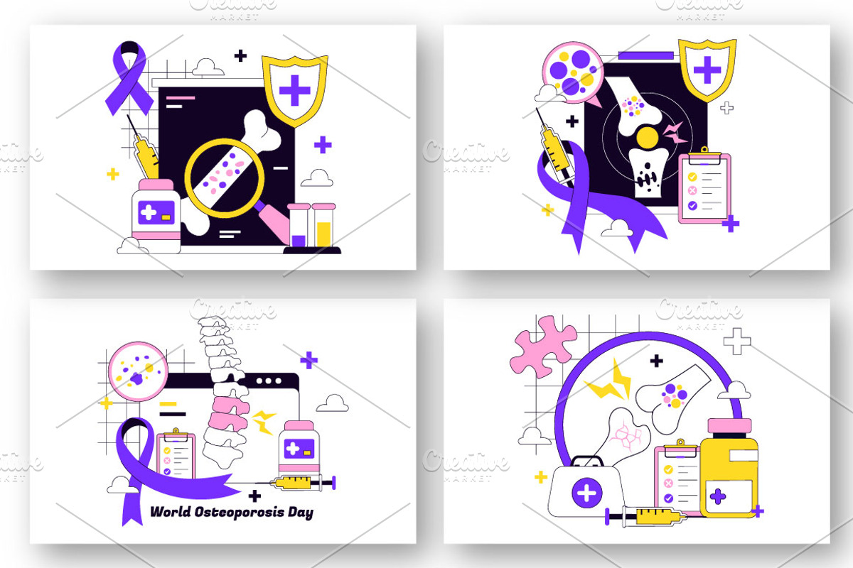 10 World Osteoporosis Day, a Healthcare Illustration by denayunebgt (Photo 2 of 4)