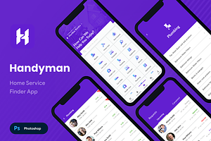 Home Service Booking App UI Kit