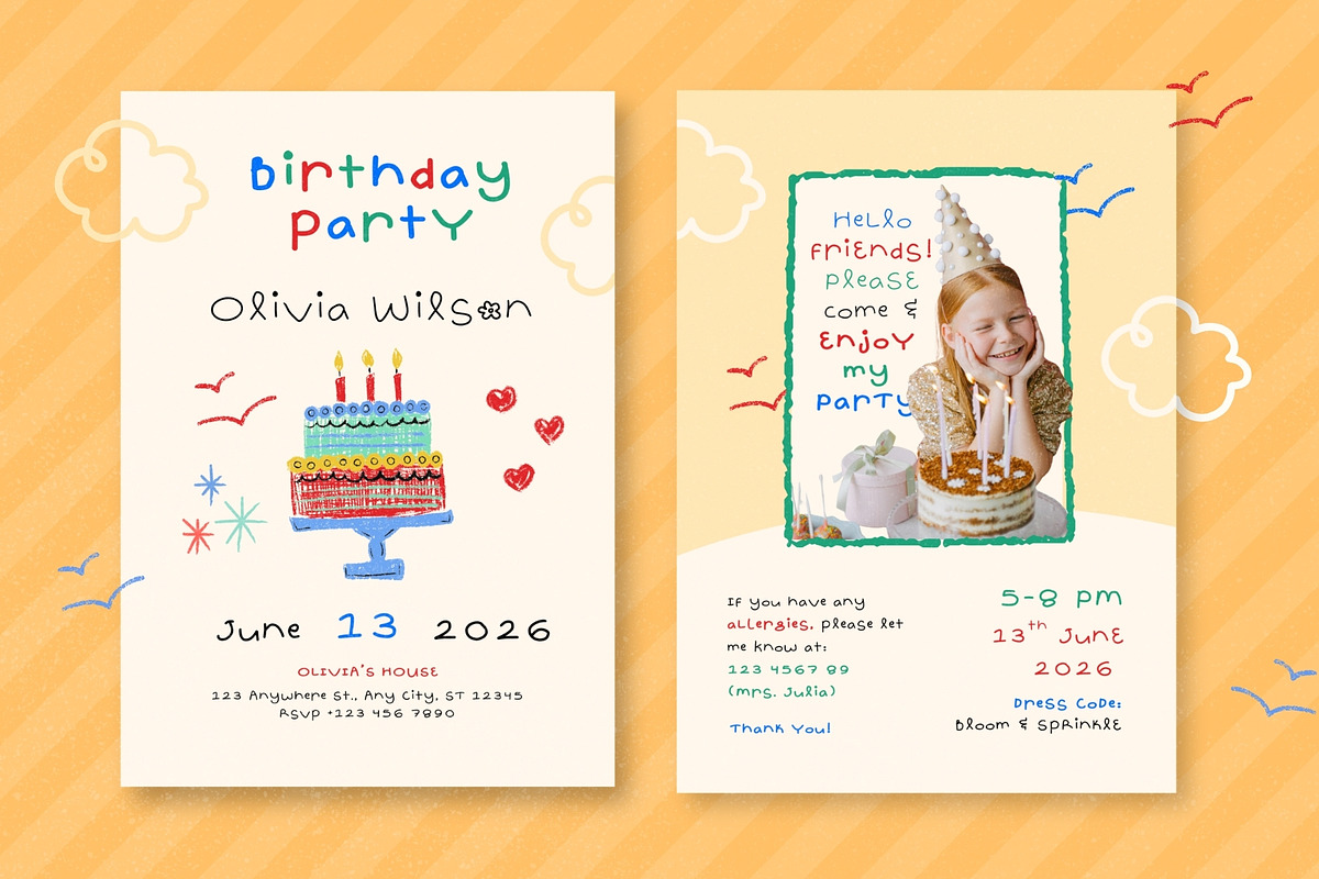 Magic Paw Cute Handwriting, a Handwritten Font by Sloulyfe (Photo 4 of 9)
