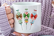 Christmas Nurse Syringe PNG, an Illustration by Black Bird Studio (Thumbnail 3 of 4)