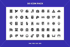Hippies icons, an Icon by Wencory