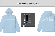 Shell jacket mockup, an Apparel Mockup by Barmecide Mockup Studio (Thumbnail 3 of 3)