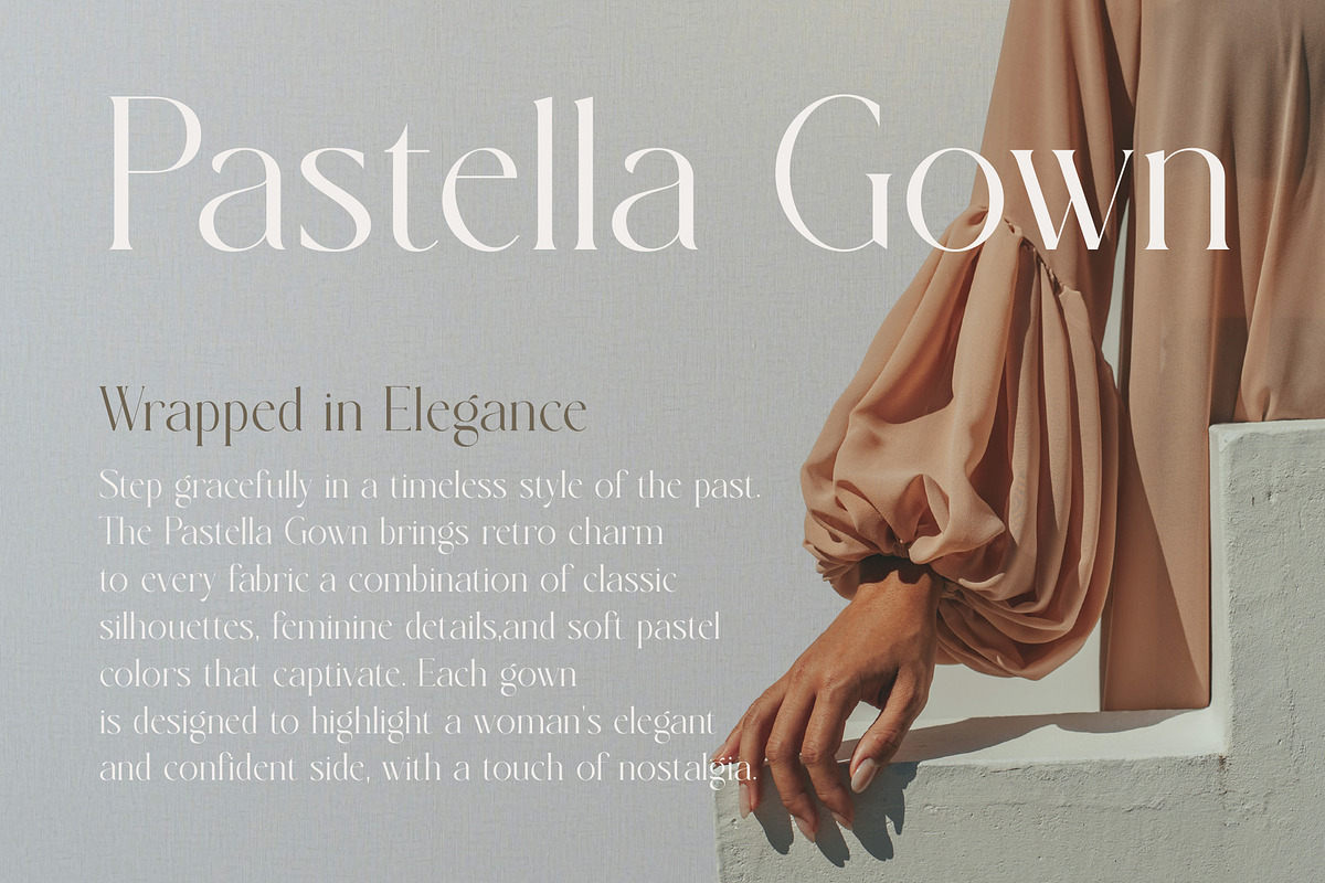 Aslones | Modern Luxury Serif, a Serif Font by Muflieart (Photo 3 of 10)