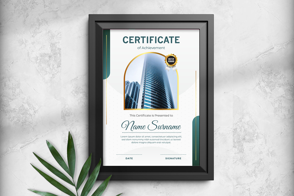 Certificate Template, a Stationery Template by Panen Creative (Photo 1 of 3)