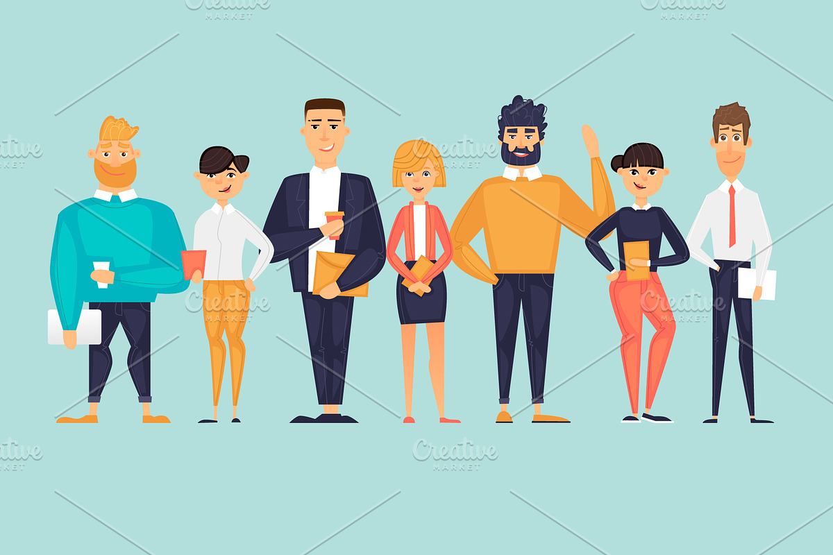 Business characters, a Person Illustration by Podis (Photo 5 of 5)