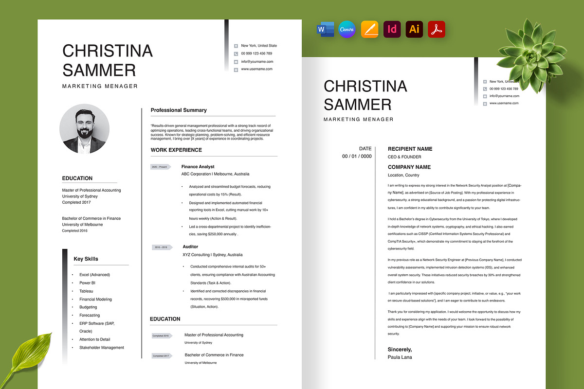 Japanese Job Market Resume, a Resume Template by Nur Designer (Photo 1 of 4)