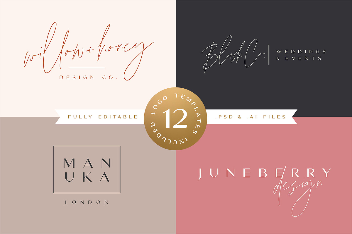 The Amoret Font Duo + 12 Logos preview 4