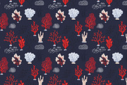 6 Coral Reef Patterns, a Pattern Graphic by Petite Salade (Thumbnail 6 of 9)