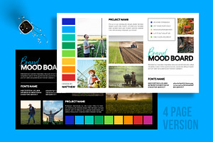 Colorful Mood Board Presentation, an UI Kit Template by MightyDesign