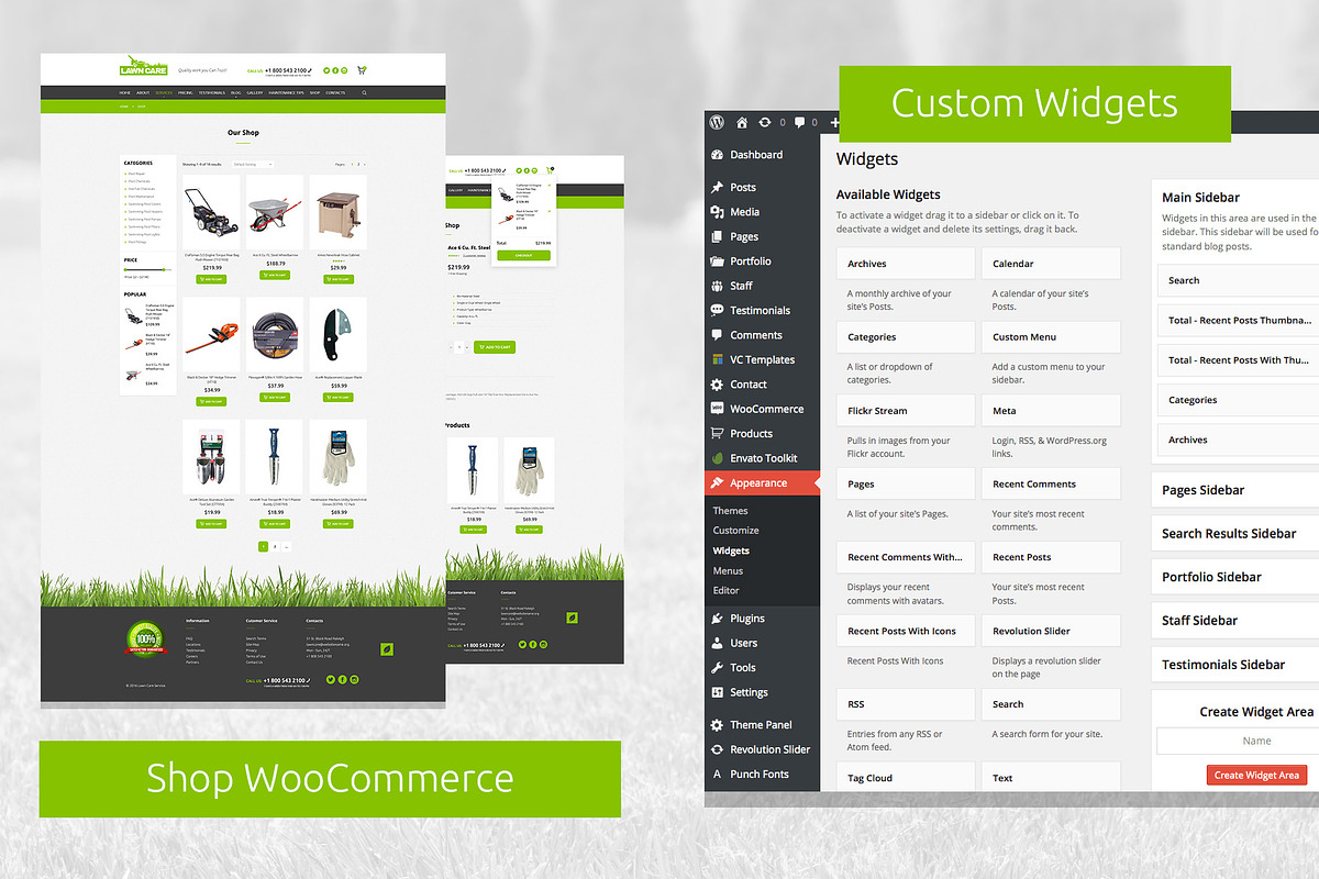 Lawn Care - WordPress theme, a WordPress Template by TonyTemplates (Photo 4 of 5)