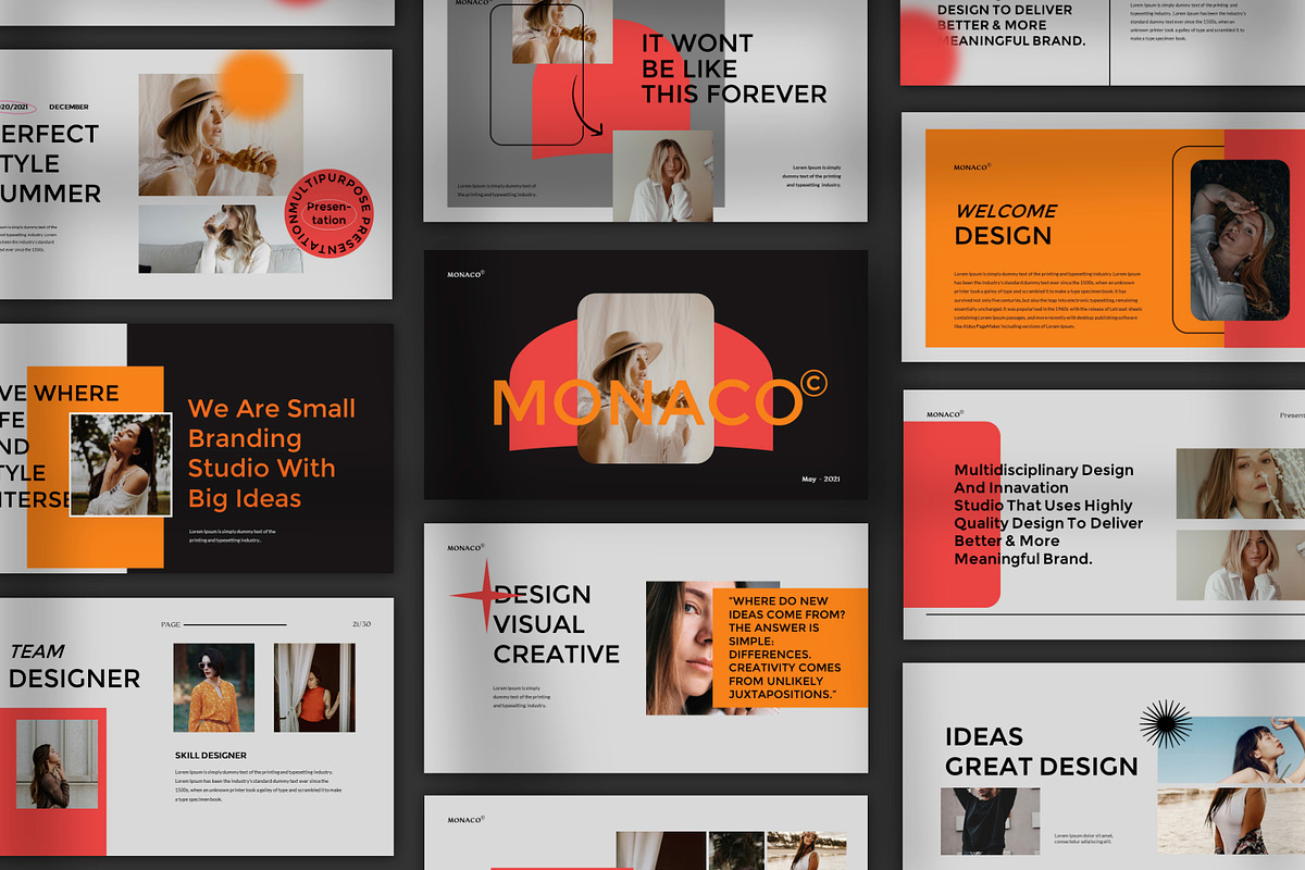 Monaco Bundle Presentation Pack, a Presentation Template by Spesifikstd (Photo 4 of 14)