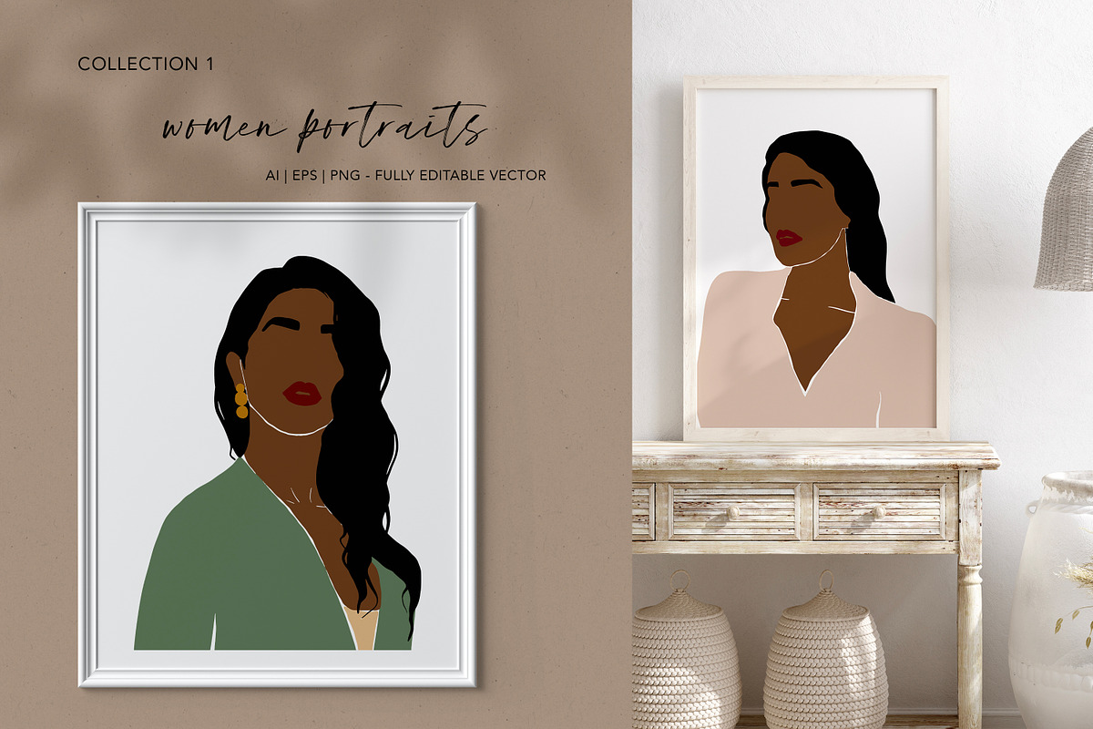 Portraits, Flowers, Abstract Shapes, a Person Illustration by Backyard Rose (Photo 2 of 16)