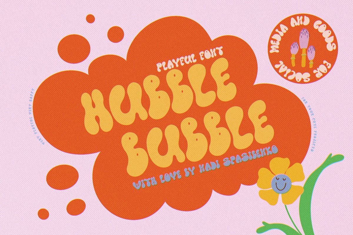 Hubble Bubble Font, a Font by Artcoast Fonts (Photo 1 of 7)