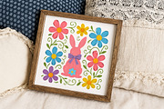 Boho Floral Easter Png, Easter Png, an Illustration by Libby Wishes (Thumbnail 2 of 6)