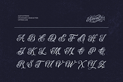 Alevattros Script for Tattoo Logo, a Script Font by ilhamtaro (Thumbnail 7 of 12)
