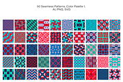Seamless Geometric Patterns Set, a Pattern Graphic by Katedsgn (Thumbnail 7 of 10)