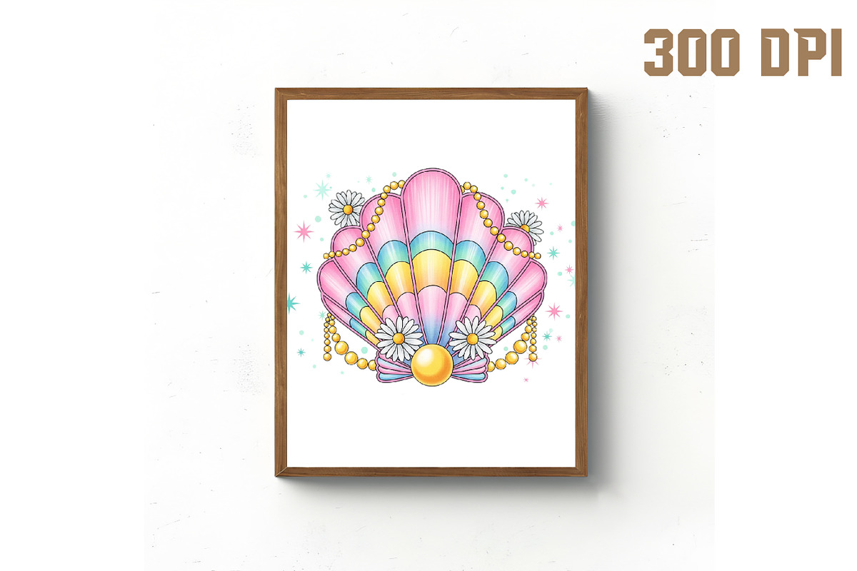 Clam Pearl Png, Summer Png, an Illustration by Libby Wishes (Photo 4 of 6)