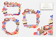 Sweet Cake Baking Watercolor clipart, an Object Graphic by svetlanaARTdreams (Thumbnail 6 of 10)
