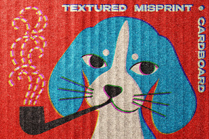 Textured Misprint Effect