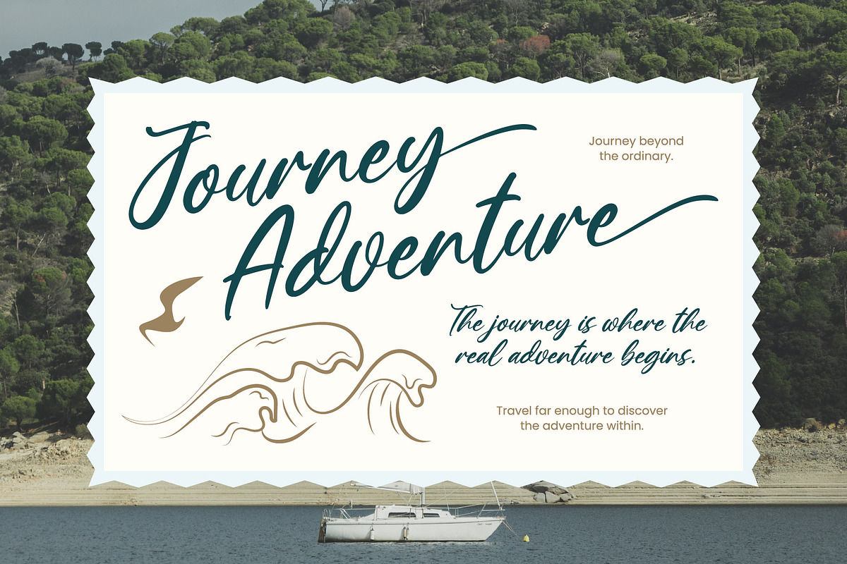 Delaghen - Stylish Script Font, a Script Font by Afkari Studio (Photo 7 of 8)
