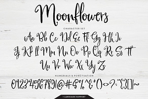 Moonflowers Font Family