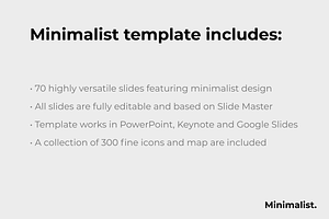 Minimalist - Presentation Template