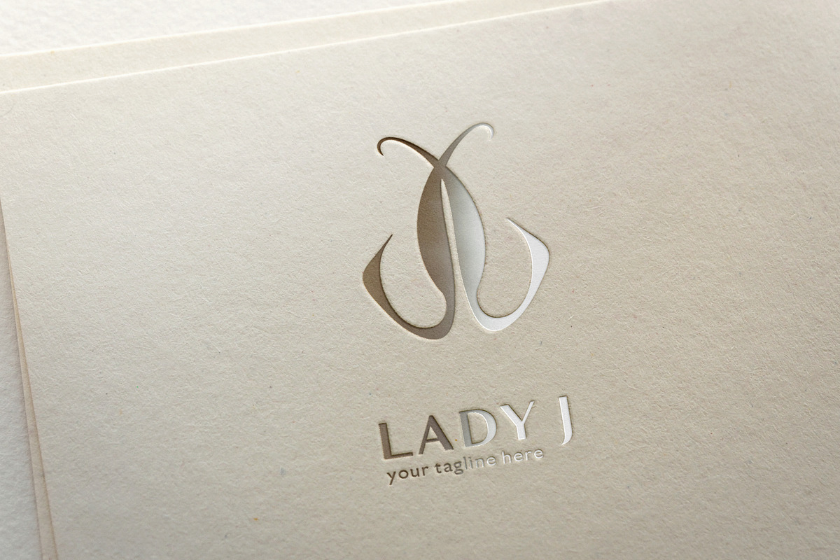 J logo monogram. Ladybug initial, a Branding & Logo Template by ...