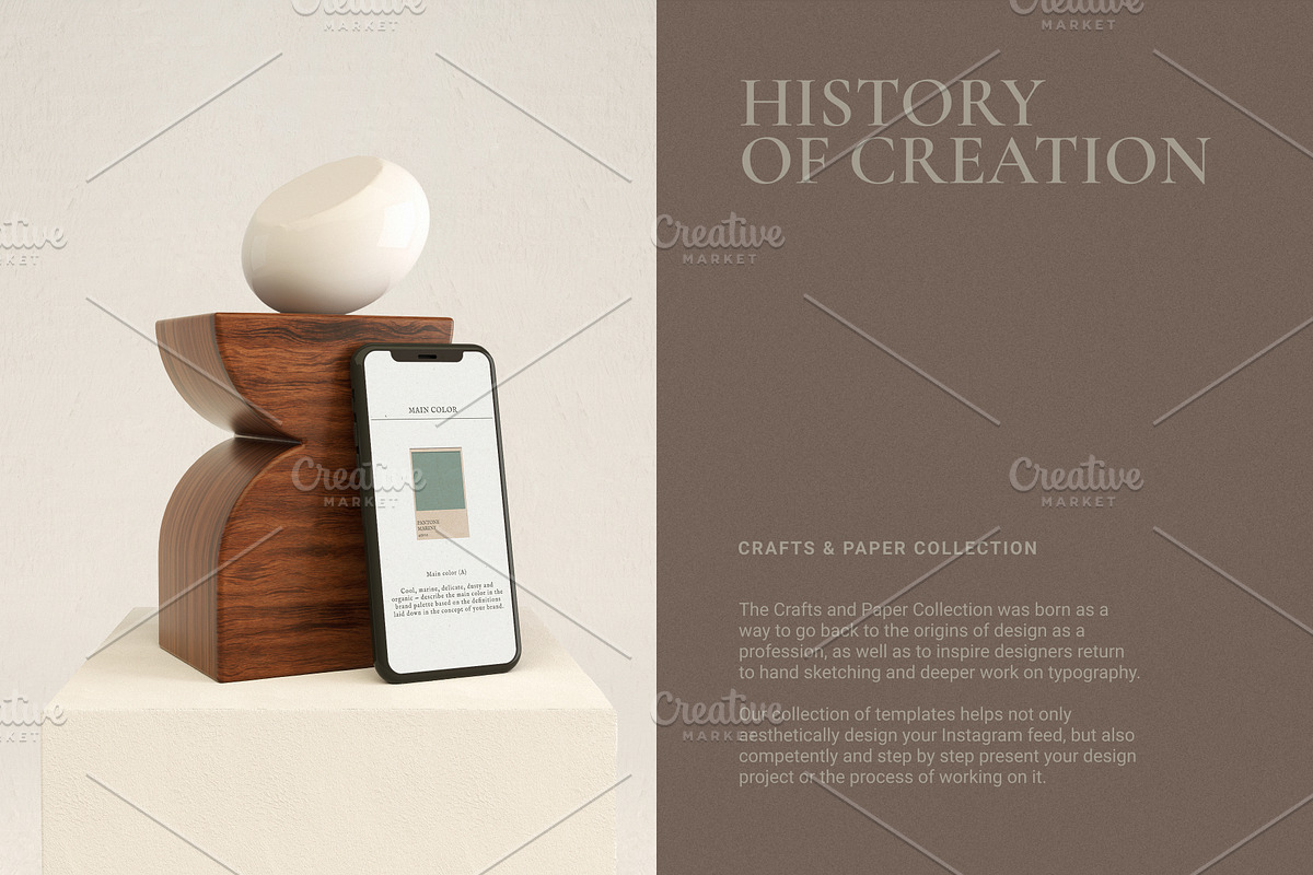 Crafts & Paper | Instagram Templates, a Social Media Template by Evgeniya Goktas (Photo 3 of 15)