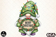 Merry Christmas Gnomes Png, an Illustration by DreamCafeArt (Thumbnail 1 of 6)
