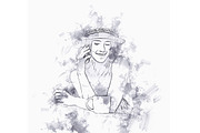 Pencil Sketch Art Photoshop Action, an Action Add-On by Studio Retouch (Thumbnail 2 of 13)