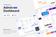 Multipurpose Admin Dashboard UI, an UI Kit Template by peterdraw