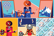 Fashion women. Vogue style set, a Decorative Illustration by Dasha_D (Thumbnail 4 of 6)