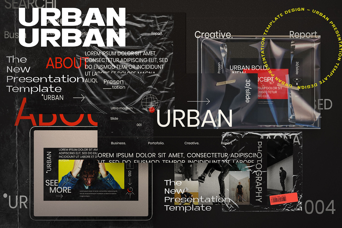URBAN - Creative Keynote, a Presentation Template by Dirtytemp Studio (Photo 1 of 9)
